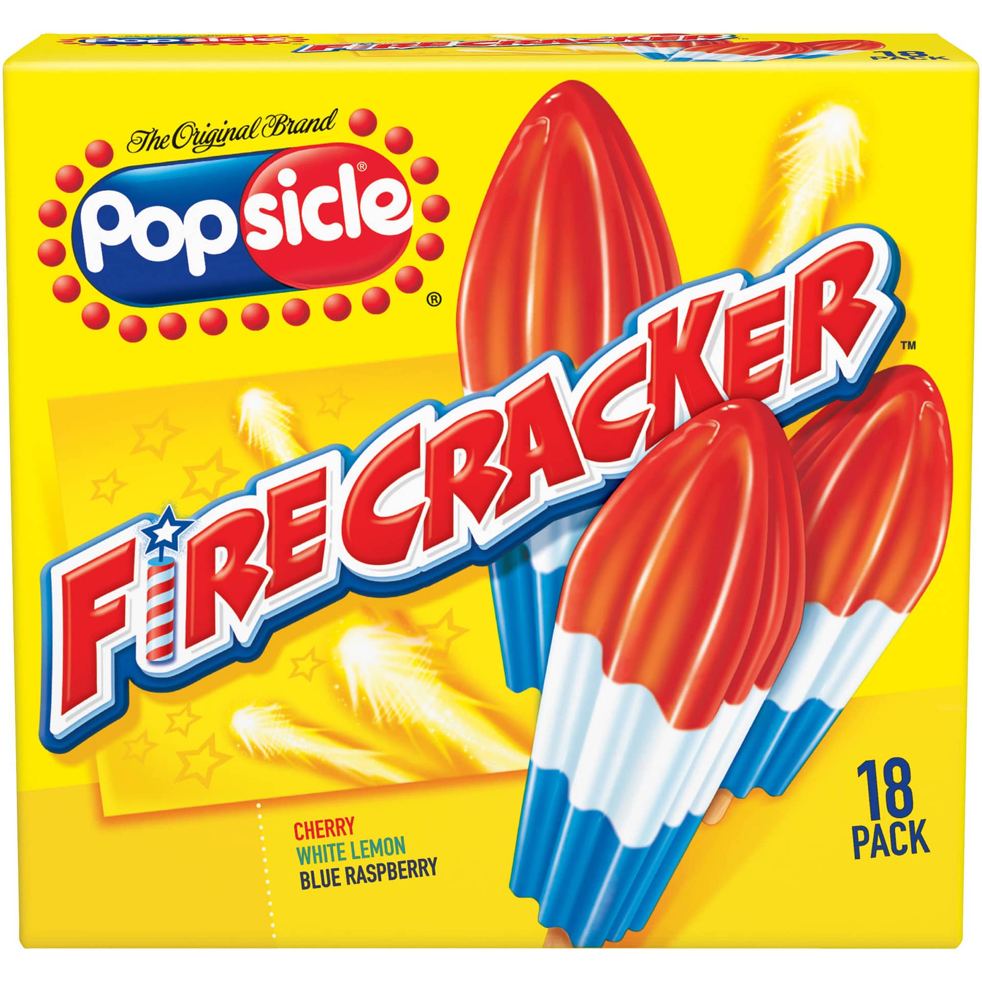 Bomb Pops, Rocket Pops, and Firecrackers Popsicles